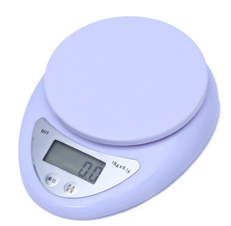Báscula digital LED portátil, accesorio de cocina para medir peso, pesa electrónica para comida, 5 kg/1 g, 1 kg/0,1 g