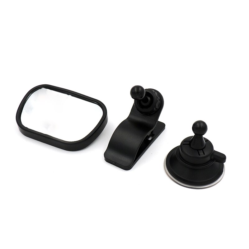 Topp mini säkerhetsbil baksäte baby spegel justerbar baby bakre konvex spegel universal bil baby barn monitor spegel