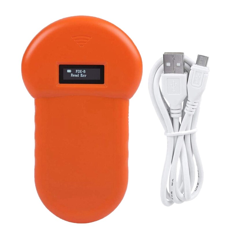 134.2KHz Pet ID Reader Animal Chip Digital Scanner USB Rechargeable Microchip Handheld Identification General Application