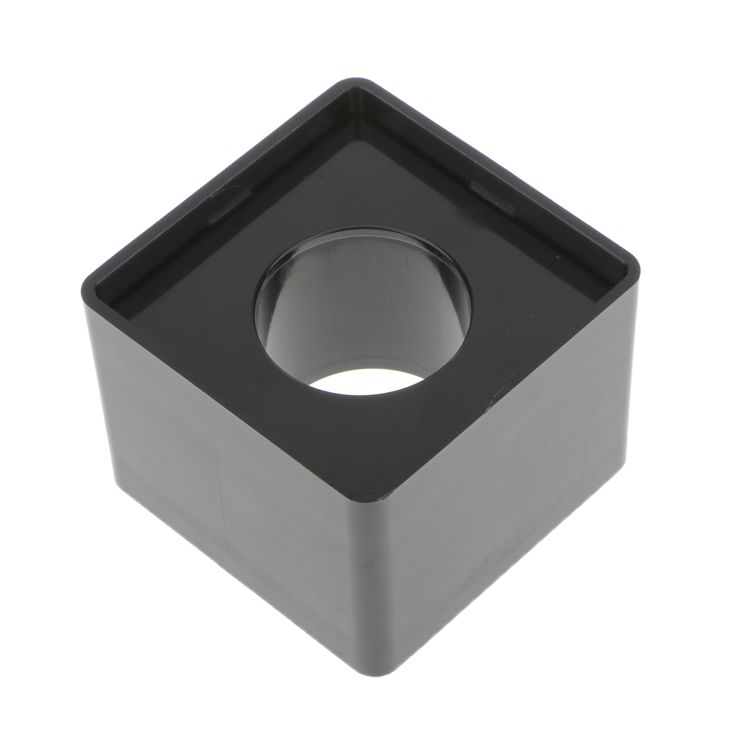 Black 39mm Hole TV Handheld Mic Microphone Interview Square Mark Flag Station