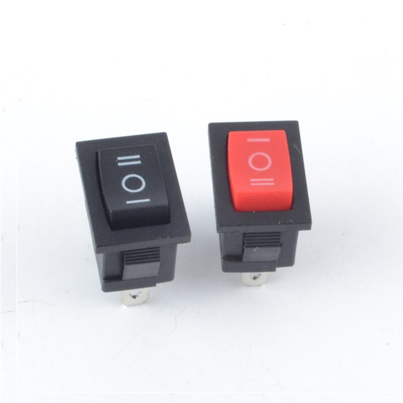 5PCS 3-position rocker switch 3 pins on off on snap switch