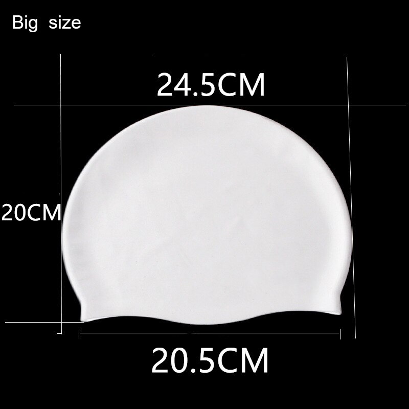 Kot kreskówkowy czepek dla psa osobowość basen kąpielowy czapki wodoodporny silikonowy kapelusz chroń uszy włosy dla mężczyzn kobiety chłopcy dziewczęta biały