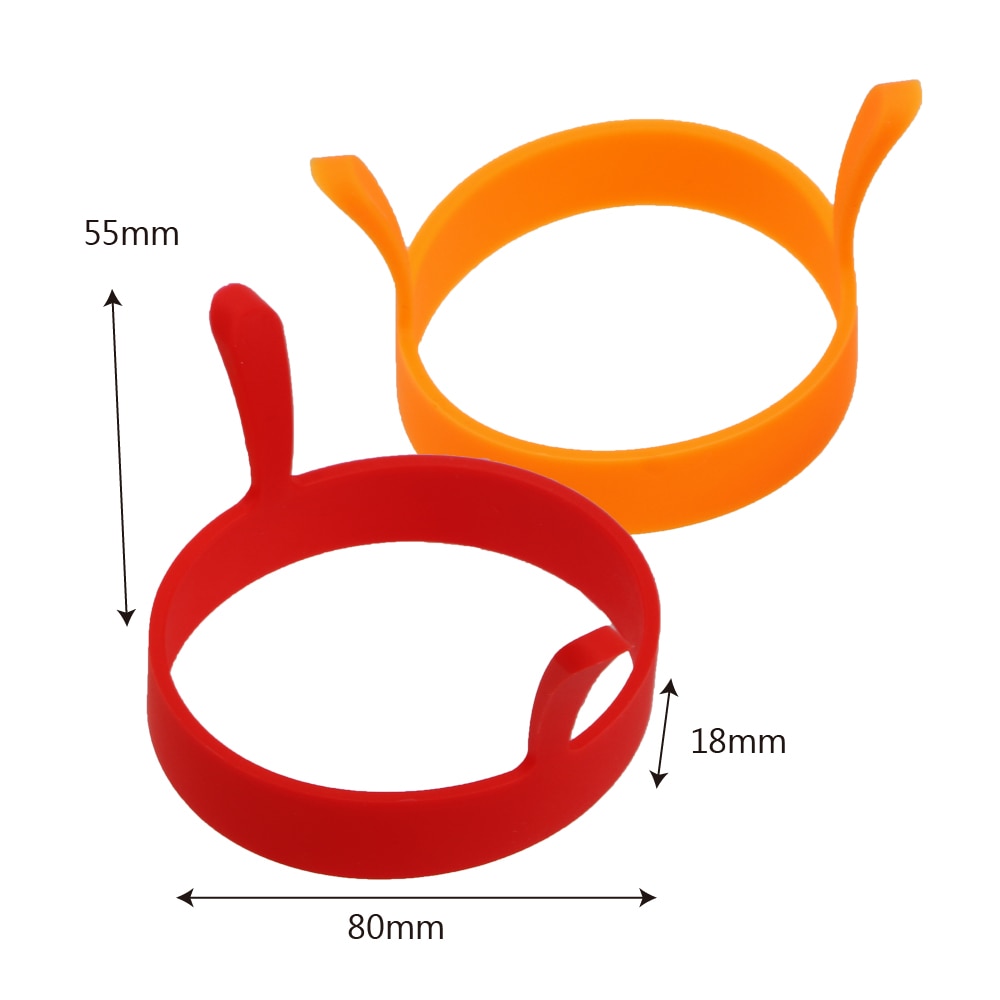 Omelette oeuf frit Shaper outil de cuisson anneau de crêpe Silicone Non toxique accessoires de cuisine oeuf rond moule