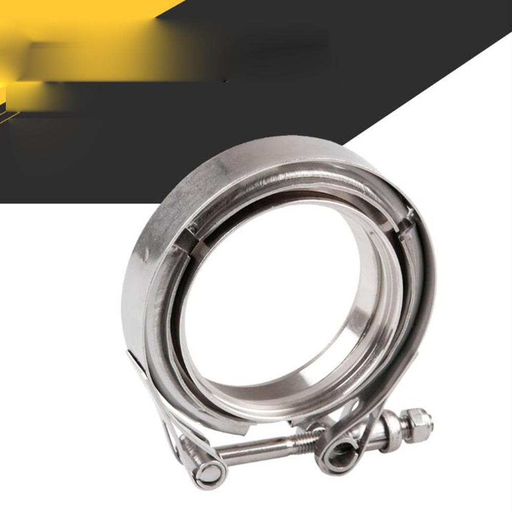 Durable Auto Parts Stainless Steel Hose Hoop Clamp V-Clamp Pipe Hoop Automobile Modified Exhaust Pipe