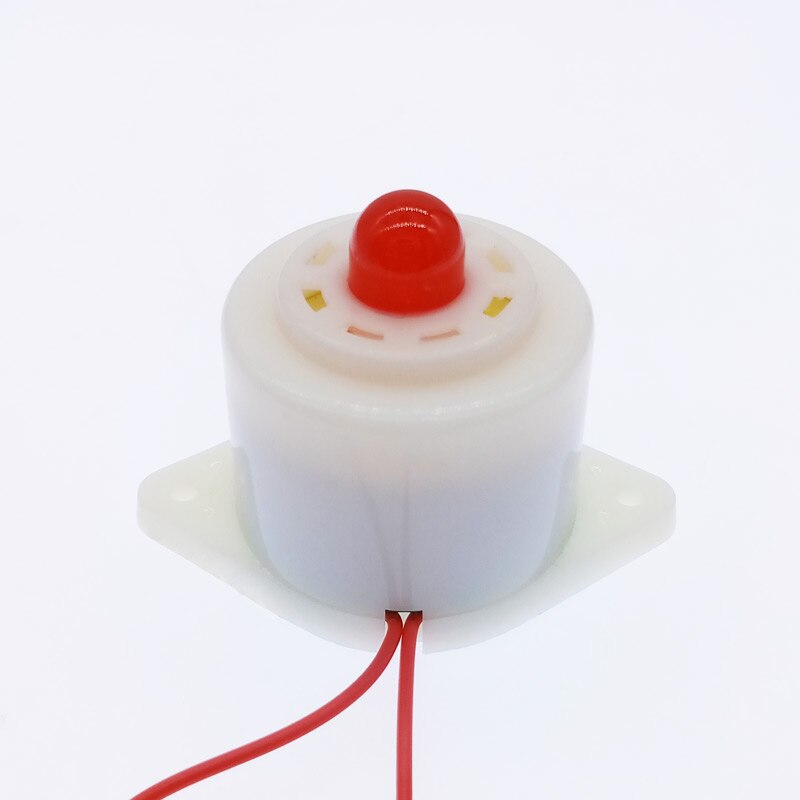 Elektroniskt summerljud piplarm hög decibel 12v 24v 220v akustiskt optiskt larmindikator blinkande ljus lzq -3d