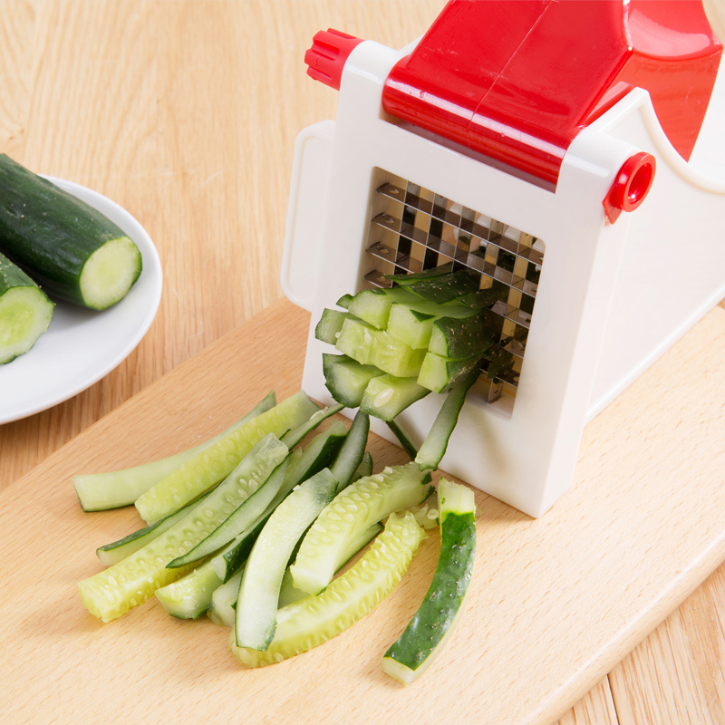 Máquina para hacer patatas fritas, cortador de patatas fritas de acero inoxidable, cortador de patatas fritas, máquina de corte Manual, utensilios de cocina