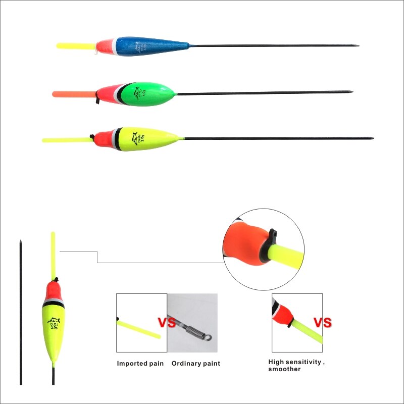 Topline Visgerei 10 Stks/partij Visdobbers Alle Waggler Boei Bobbers Vis Barguzinsky Fir Praalwagens Tackle Karper Pesca Boya Acesorios