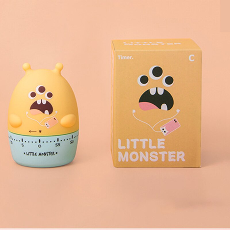 Leuke Monster Vormige Koken Timer Classica Mechanische Wind-Up Keuken Timer Studie Sportspotwatch Timer Management Countdown: Type 2