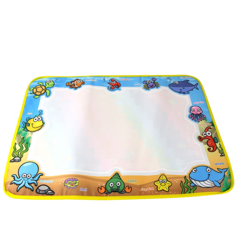 Magic Water Drawing Doek Met Doodle Schilderij Pen Water Schilderen Mat Voor Kinderen Early Education Tekening Speelgoed Aqua Mat 24*21 cm