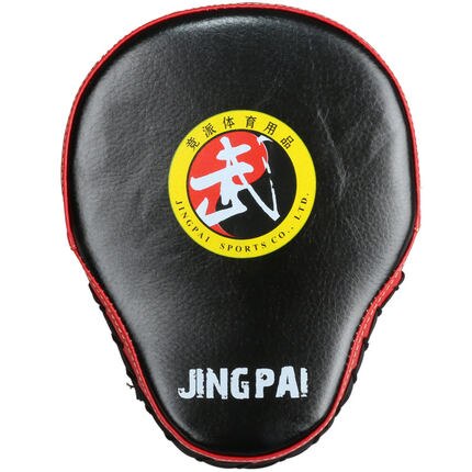Gant de boxe MMA cible crochet Jab Focus poinçon Pad entraînement gant karaté 1 pièce: Black