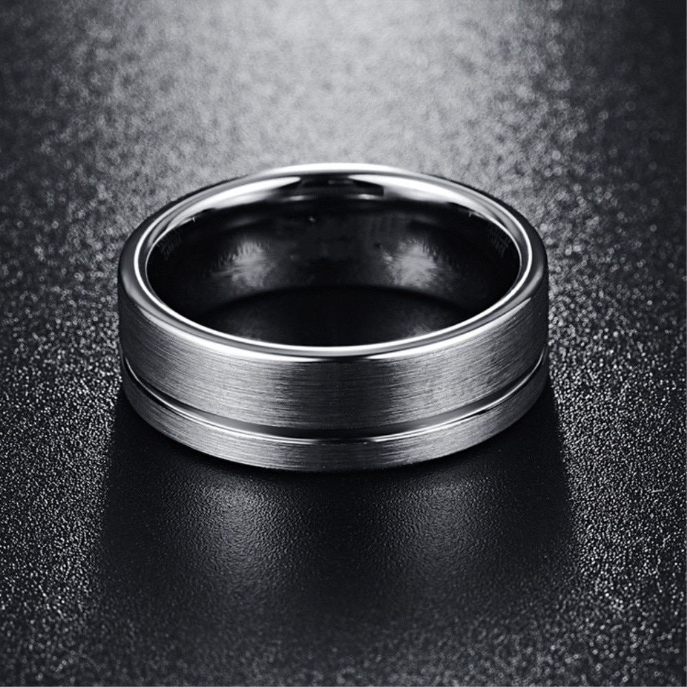 Fdlk Rvs Ring Voor Mannen Vrouwen Wedding Bands Trendy Groef Ringen Sieraden