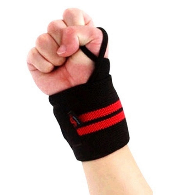 Mannen Polsband Sport Verstelbare Gym Sport Ondersteuning Elastische Stretch Polsgewricht Brace Wrap Bandage Band Guard Protector