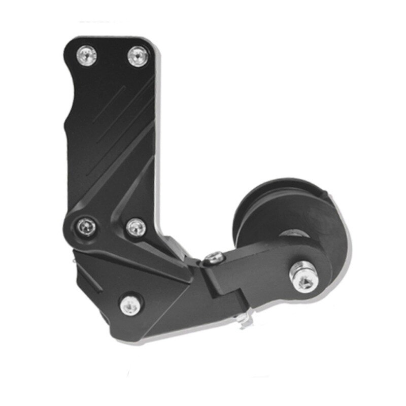 Rodillo tensor de cadena de ajuste Universal de aluminio para YAMAHA XSR 700 YS 250 CYGNUS GT ZY125T YBR 125Z XJ6 DIVERSION F, ETC.: Black