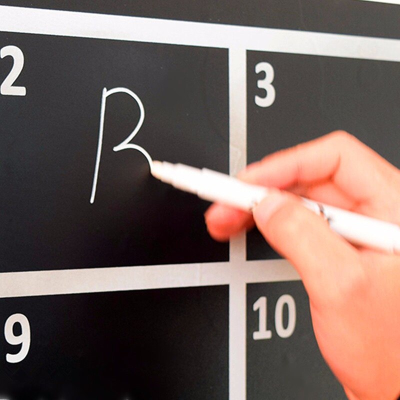 1 Pcs White Liquid Chalk Pen Marker Glass Windows Chalkboard Ink Blackboard on White Window Pen Used Chalkboard Liquid Pen V4M7