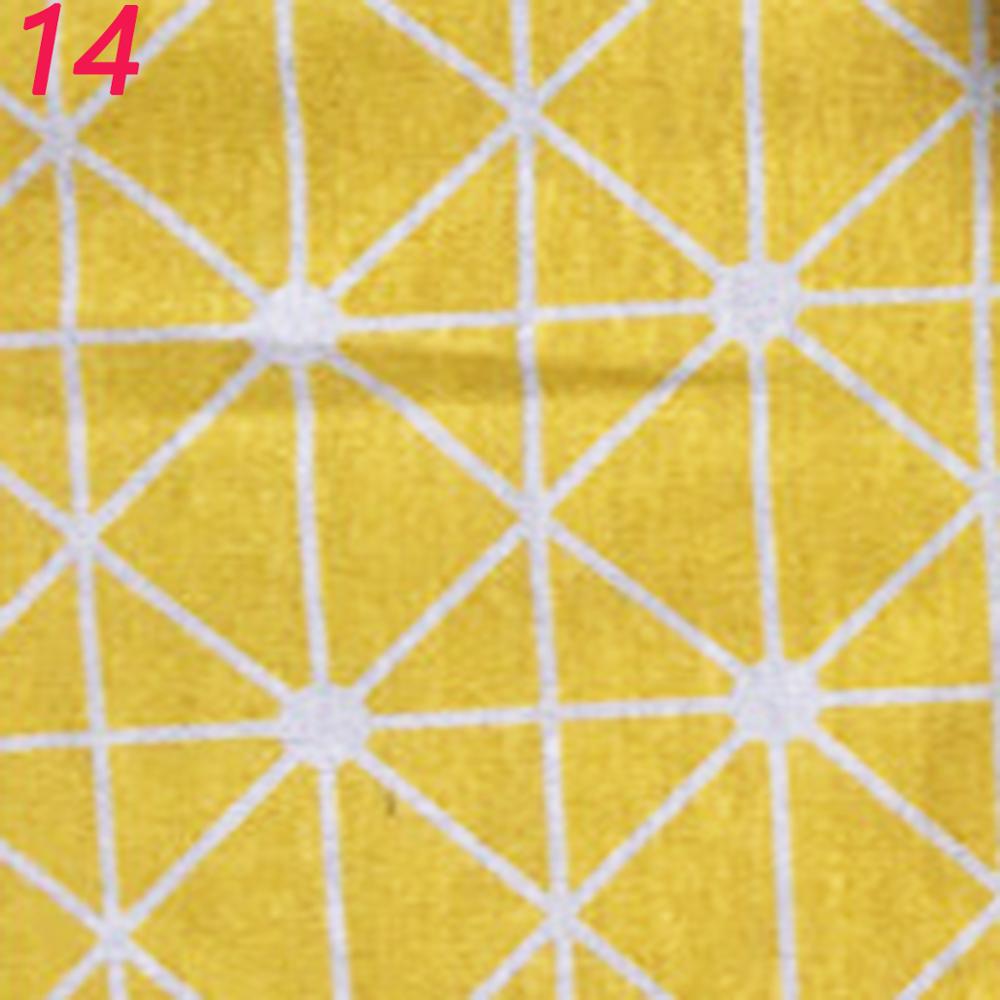Bomuld linned plaid bordmåtter servietter dækkeservietter japansk stil stof service hjemme tekstil polyester lommetørklæde: 14
