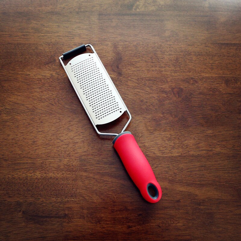 Manually Cheese Shredder Cheese Mill Grater Kitchen Stainless Steel Multipurpose Fruit Scraping Scraper: Red