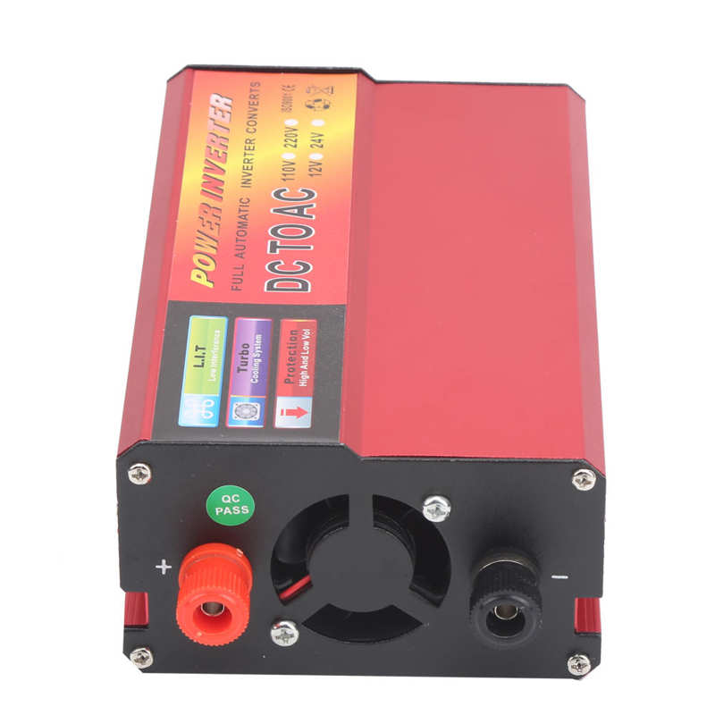 Omvormer DC12V Om AC110V 800W Led Volatge Display Gemodificeerde Sinus Smart Multifunctionele