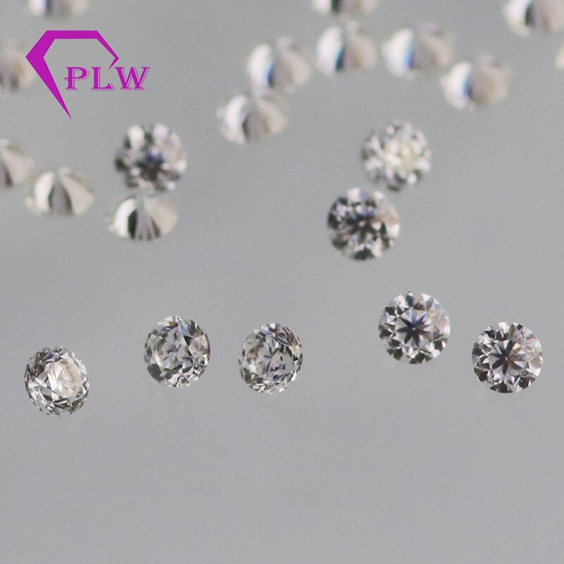 Nahkampf moissanite lab grown nahezu in echt diamanten kleine größe D farbe in der nähe von 0.06ct17pcs/pack große preis für ring