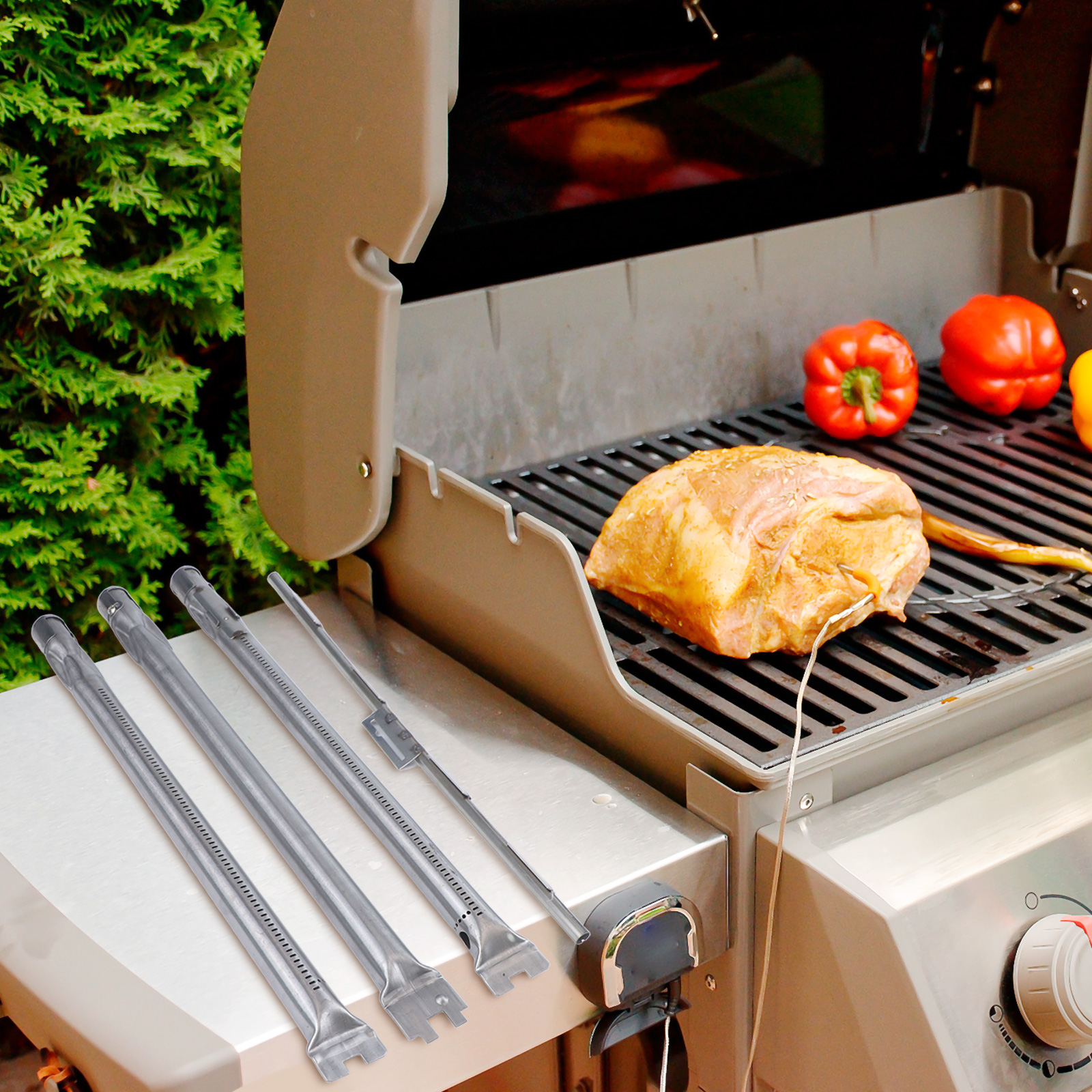 Oem-udskiftningsgrillbrændere, der passer til specifikke modeller i weber  gs4- og spirit ii-serien af gasgrill