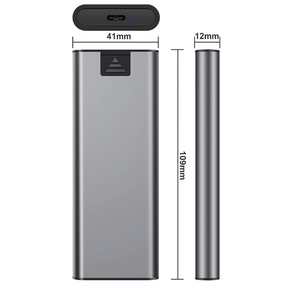 2.5Inch M.2SSD Hdd Behuizing Case Ssd Solid State Disc Uasp Ondersteuning SATA3 Om USB3.0 Hdd Hard Drive Disk Shell ngff 6Gps