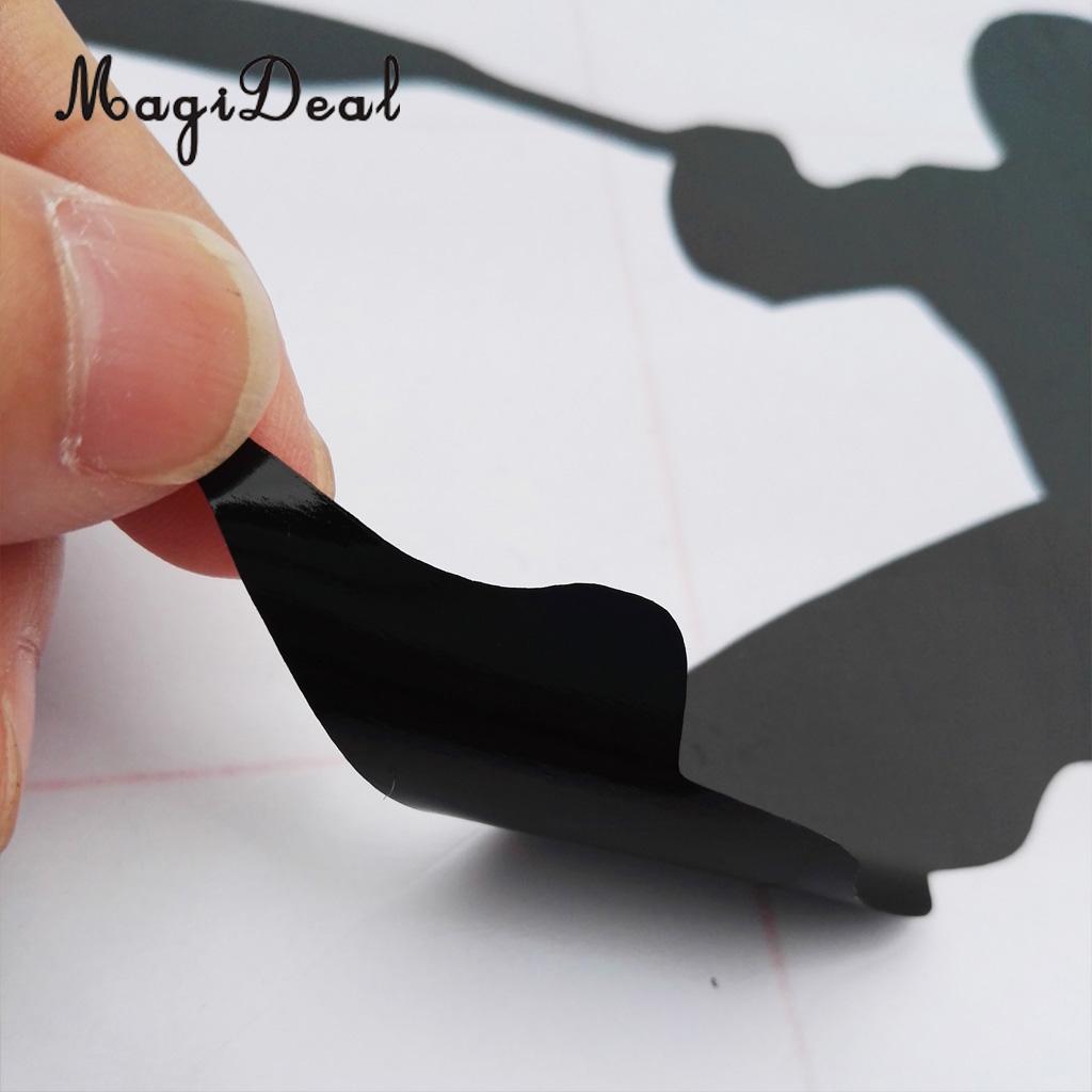 MagiDeal Funny Kayak Paddle Canoe Car Sticker Decal Acce for Kayaking Water Sport Canoe Boating Wall Window Car Boat Application