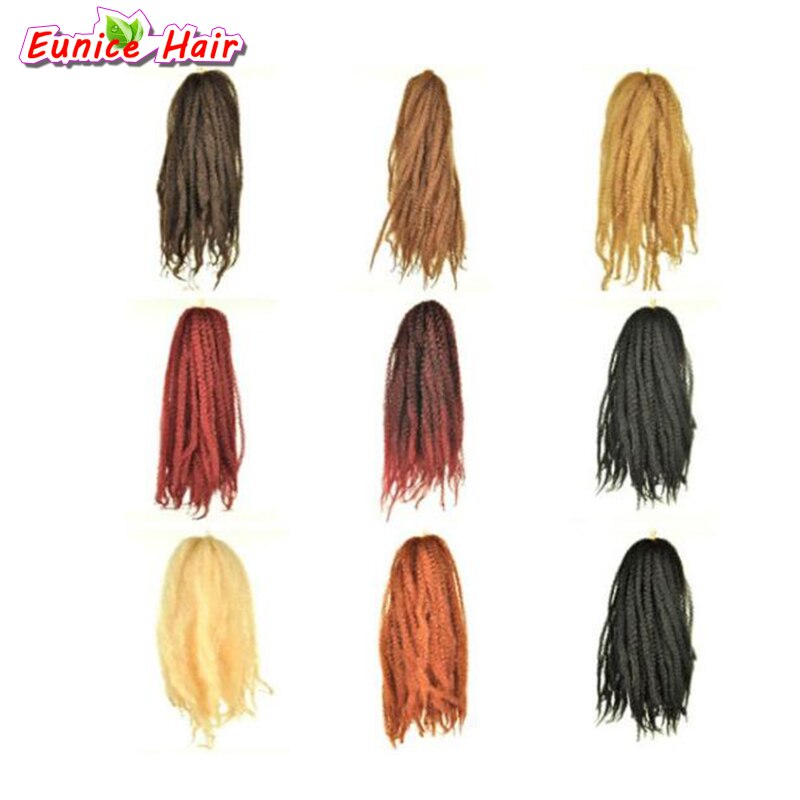 #613 blond 18 Zoll afro Marley flechten pervers Twist Haar Häkeln Zöpfe Marley Haar Synthetische Flechten Haarverlängerung 100 gr/paket