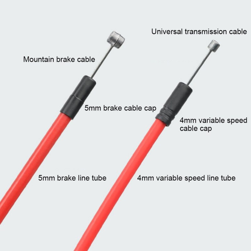 MTB Front Rear Brake Gear Cable Shift Set Mountain Road Bike Bicycle Brake Cable Gear Tube Kits Inner Outer Cycling Accessories