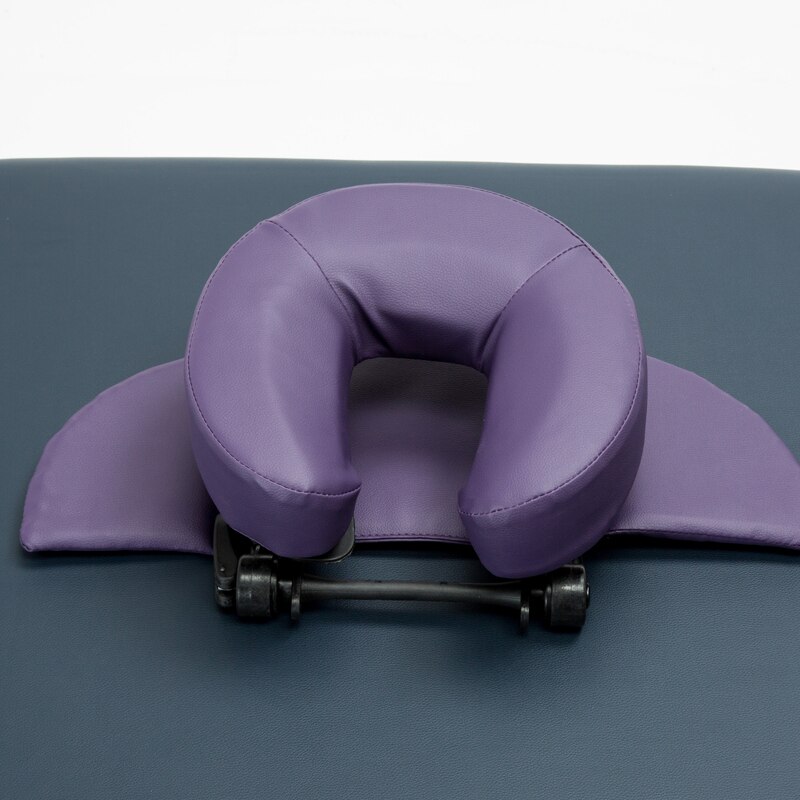 Kit de Massage à domicile, appui-tête réglable de luxe, oreiller facial, Massage à domicile, coussin de repos pour table: Purple