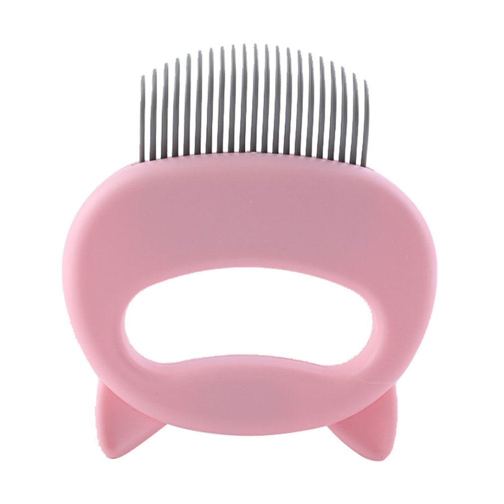 1 Stuks Lang Haar Kort Haar Kam Kat Shell Kam Kat Speciale Ontharing Behaard Ontharing Kam Kat Oor shell Kam: pink