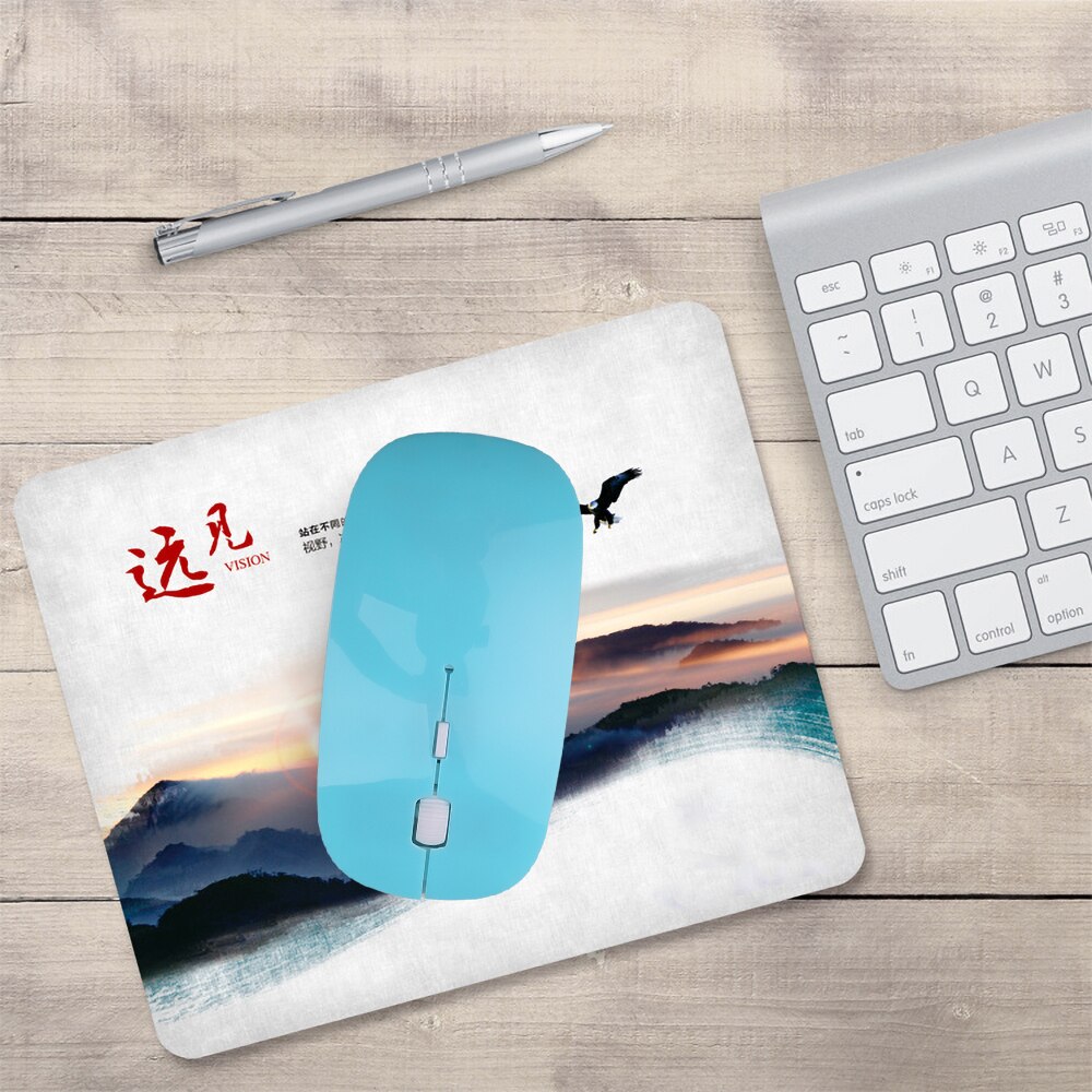 Kebidumei Ultra 2.4G Dunne USB Optische Draadloze Muis Ontvanger Snoep Kleur Super Slanke Muis Draadloze voor Computer PC laptop