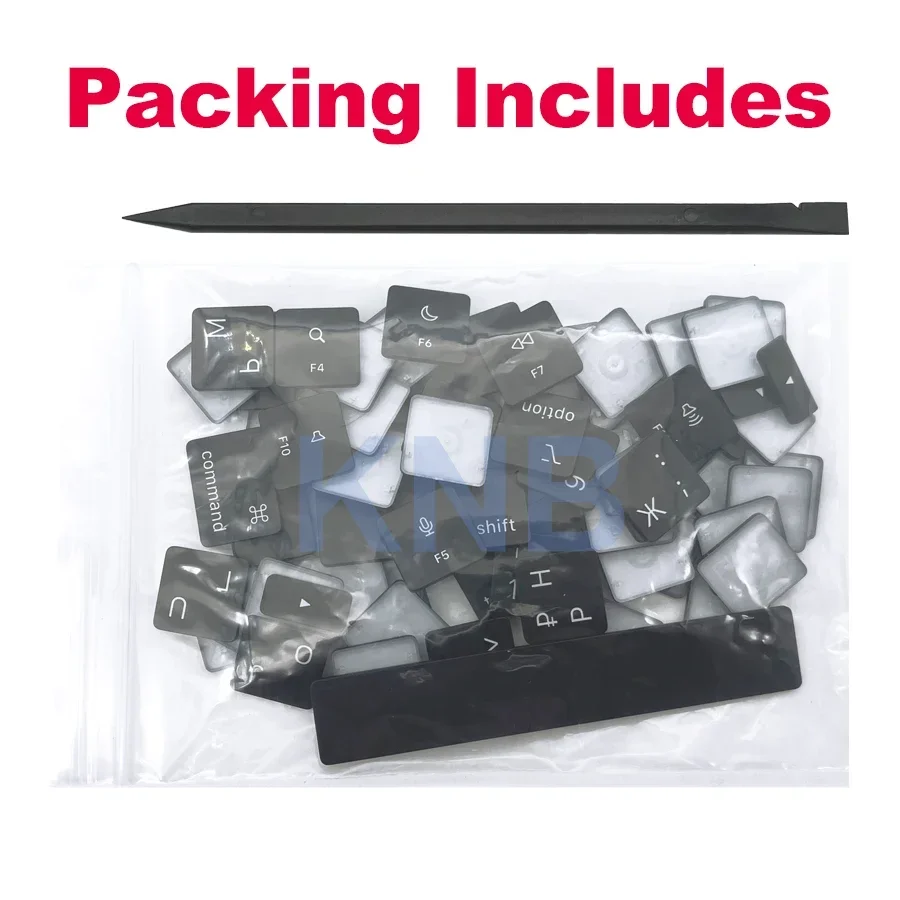 Neue US UK EU Tastatur Schlüssel Für Macbook Pro Air M1 M2 M3 A2442 A2485 A2779 A2780 A2918 A2991 A2992 A2681 Tastenkappen Schlüssel Kappe -2024