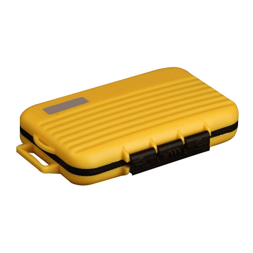 Bolsa de almacenamiento para tarjetas de memoria, estuche de transporte, billetera con 24 ranuras para CF/SD/Micro SD/SDHC/MS/DS, accesorios para juegos, caja de tarjetas de memoria: Yellow