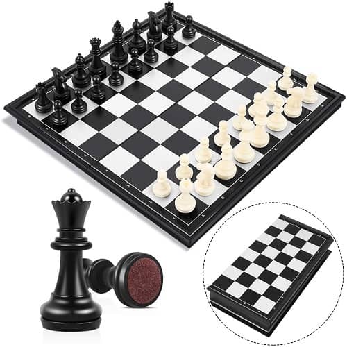 Juego de ajedrez portatil mediano 25x25 cm