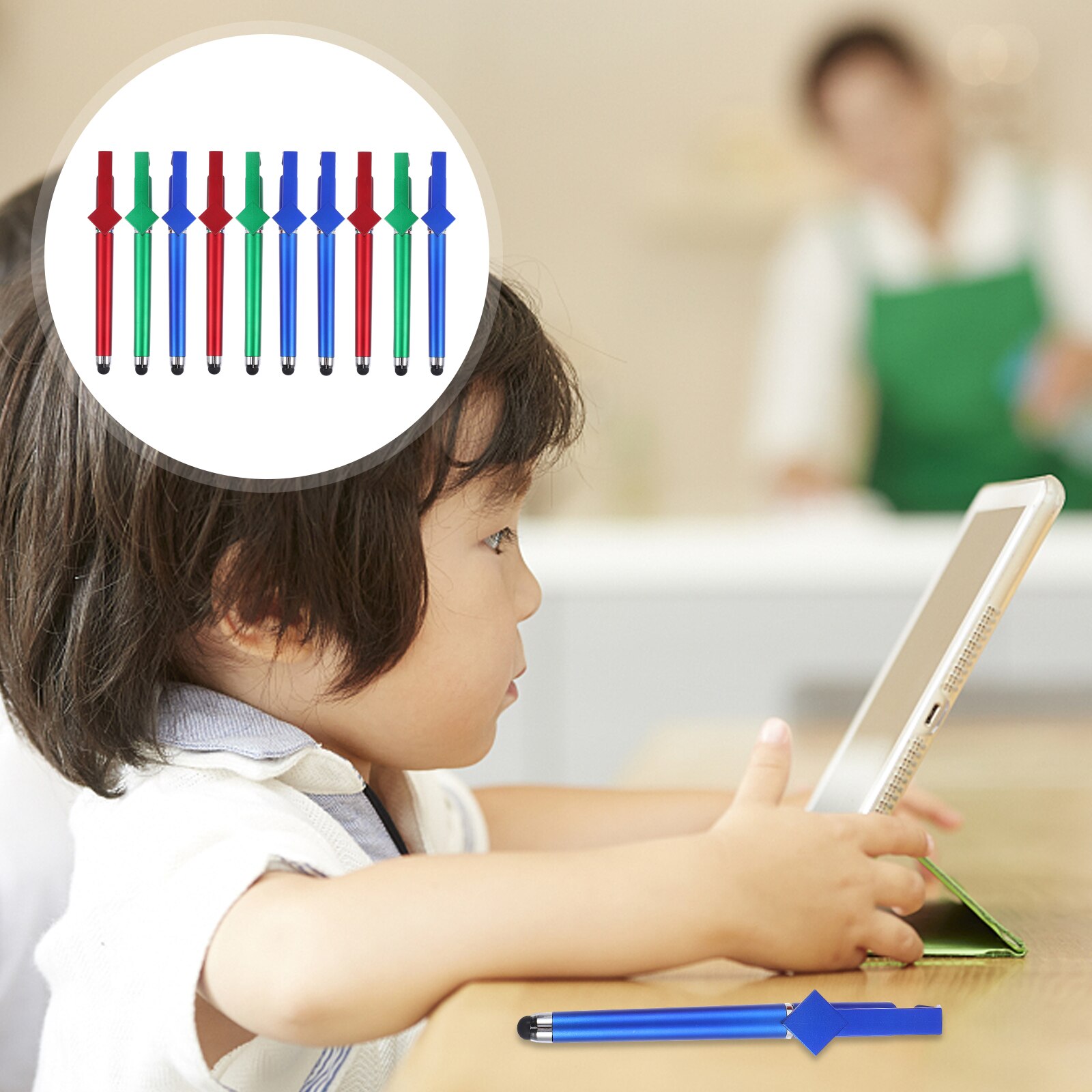 10Pcs Portable Tablet Pens Scratch-resistant Touchscreen Pencils Touchscreen Pens