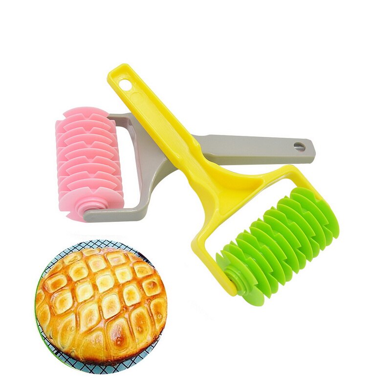 Premium Plastic Pie Pizza Cookie Rooster Mes Gebak Rooster Roller Cutter Bakken Tools Bakvormen Embossing Deeg Roller