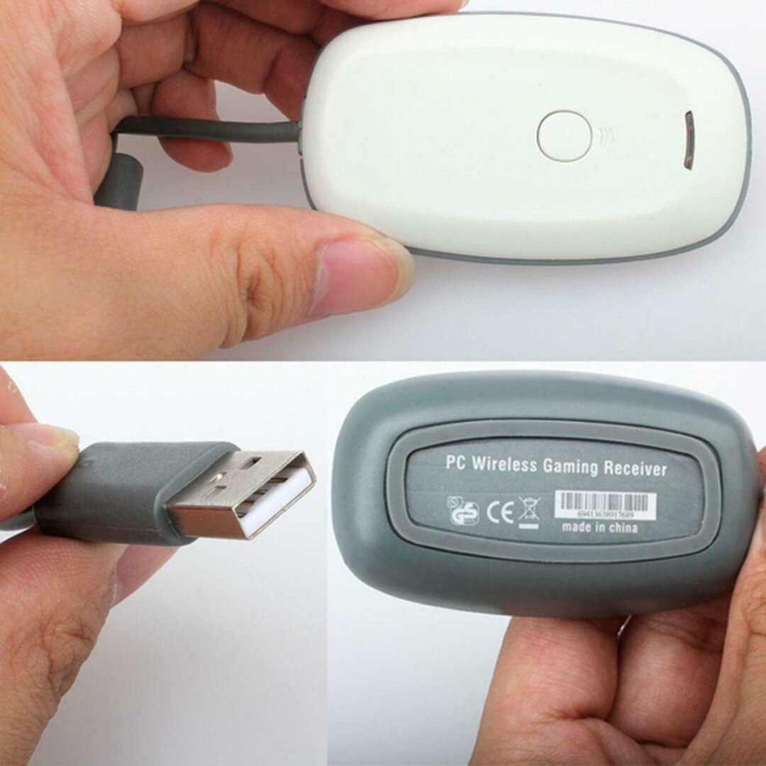 1 Pc Usb Wireless Gaming Receiver Adapter Voor Xbox 360 Pc Controller Windows Pc Ontvanger Gaming Accessoires