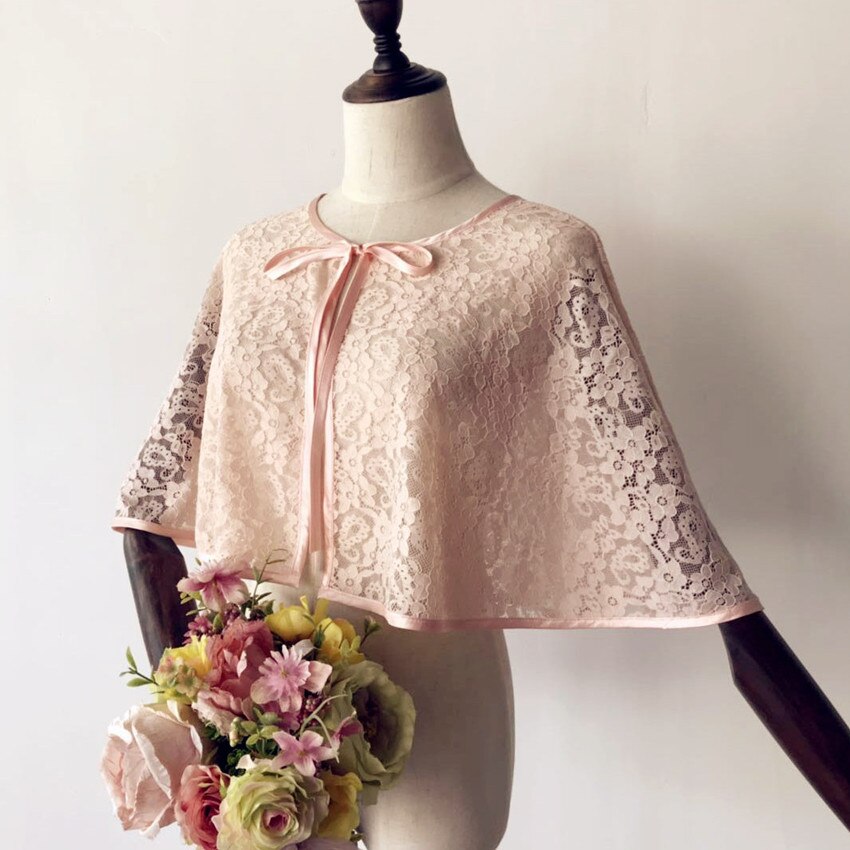 Bolero de encaje de boda para mujer, capa de noche, Bolero, chaquetas de para novia, abrigo