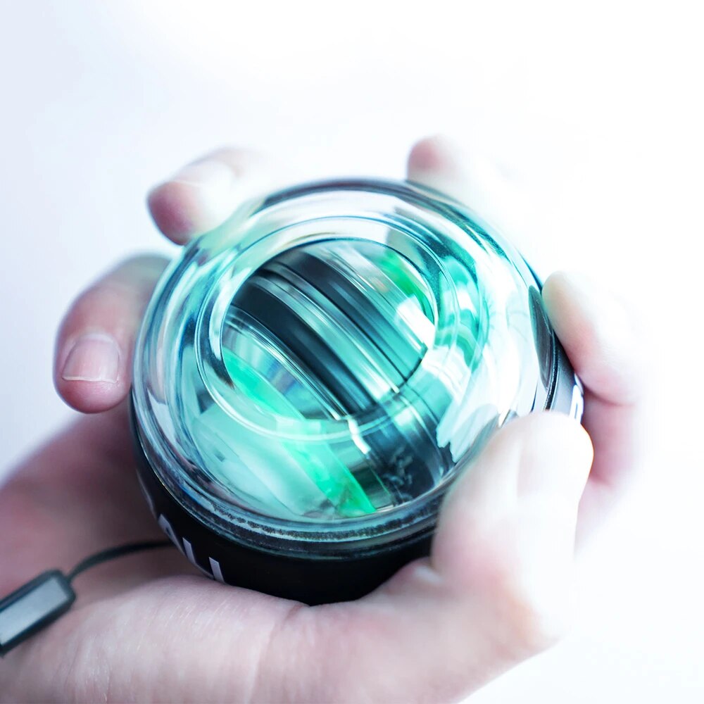 LED Handgelenk Energie Trainer Ball Selbststartende Kreisel Handgelenk Hand Ball Arm Hand Muskel Kraft Fitness ÜSpund Ausrügestochen Stärker