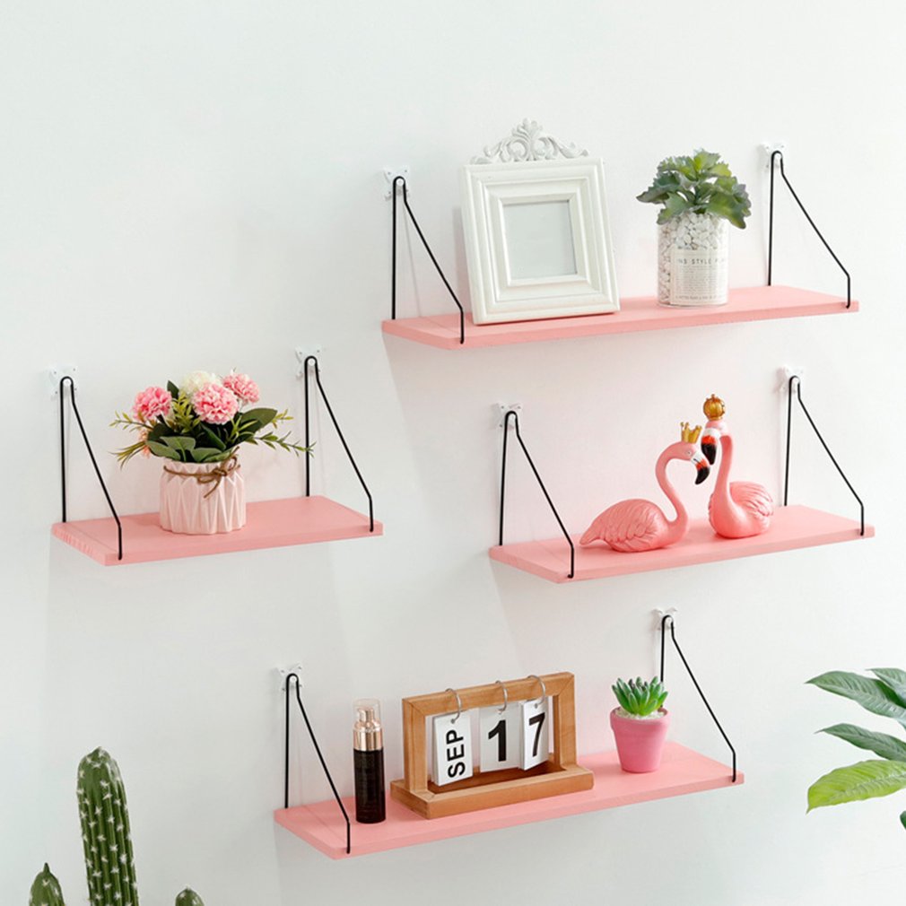 Étagère murale en bois de forme géométrique, support de rangement, Organization pour chambre à coucher, cuisine, décoration de maison, chambre d&#39;enfant