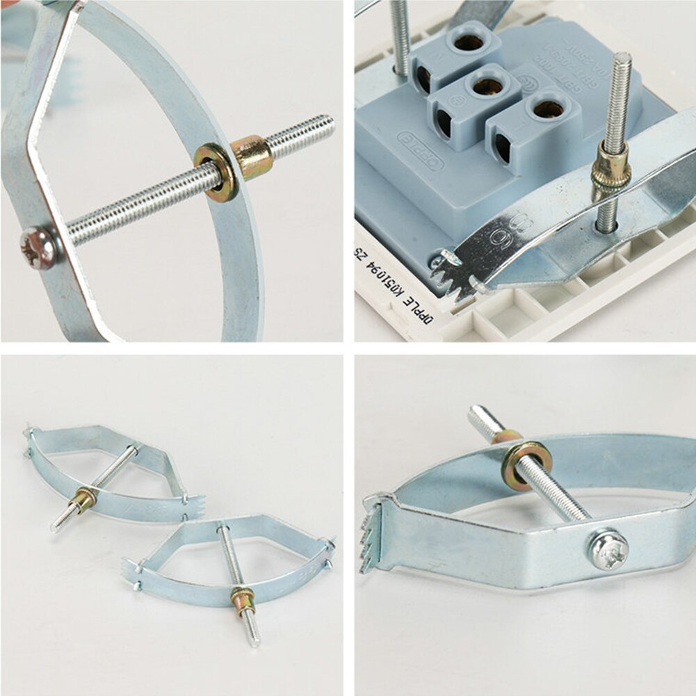 10pcs 86 Type Dark Box repair screw manganese steel replace old Junction box fixed wall Switch Socket Mount Box Cassette repair