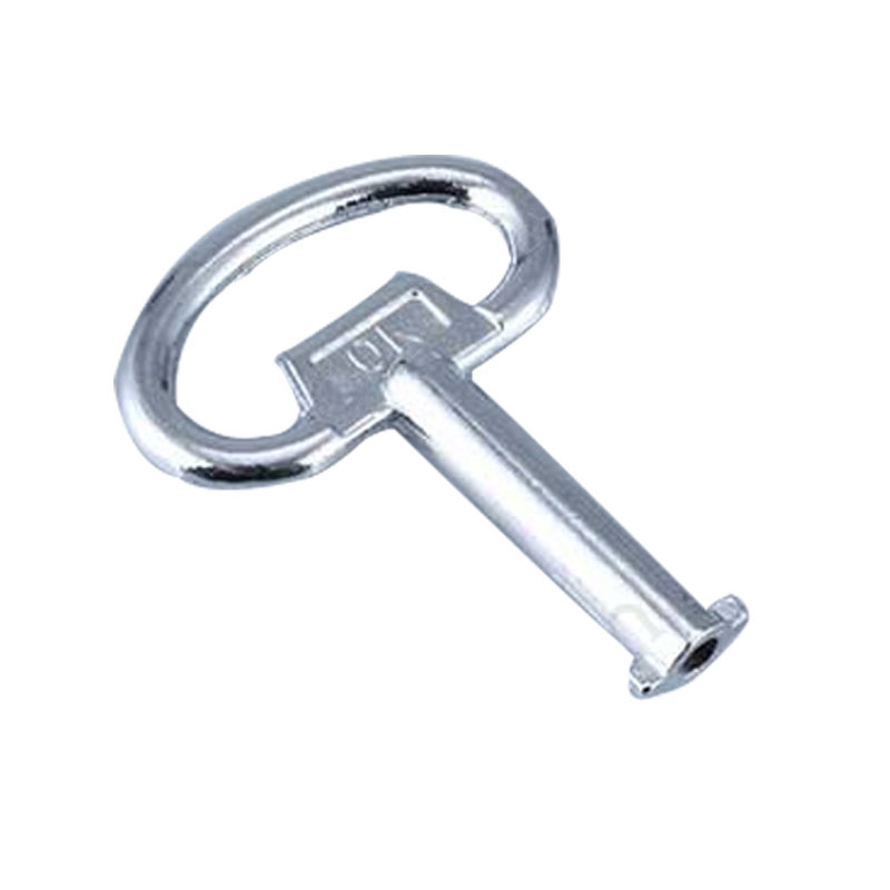 Elevator dør nøgle trekant nøgle universal nøgletog knap 1 stykke metal topnøgle skruenøgle nøgle til 9 x 8mm trekant panellås: Ms-type