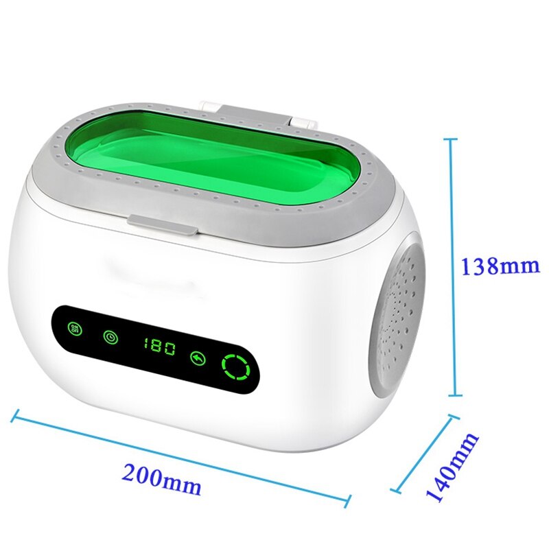 Digitale 600Ml Kontrolle Ultraschall Reiniger 35W 42Khz Haushalt Ultraschall Schlecht Für Schmuck Uhr Ketten Brillen Uns Stecker