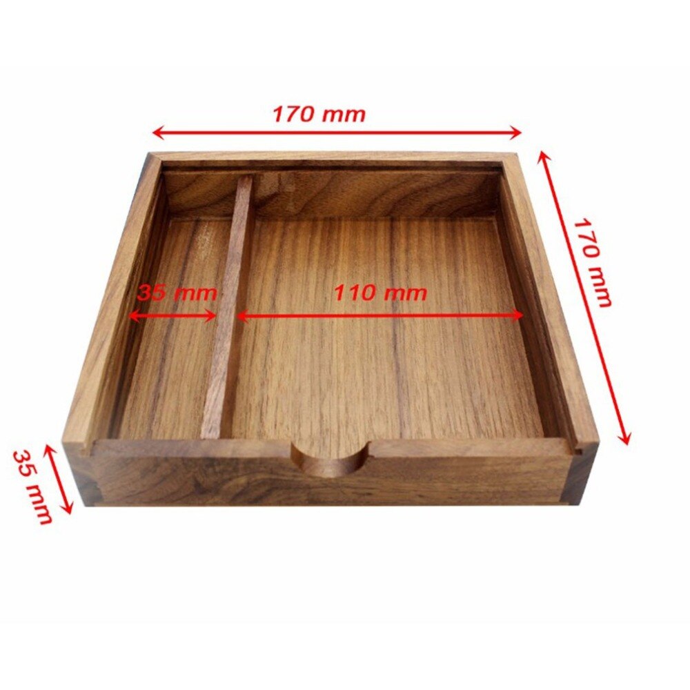 180*180*50mm Maple/Walnut Wood Photo Unique Album Box Collection Box DIY Wedding Memory