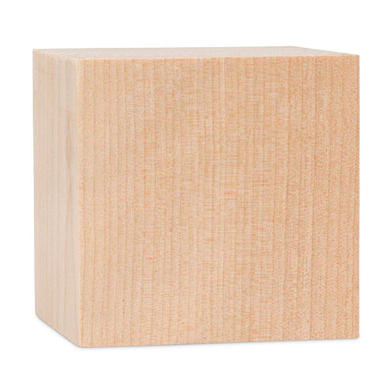 15/20/25MM Small Wooden Cubes Unfinished Wood Blank Square Blocks DIY Embellishments Crafts Scrapbooking Nordic Home Decor