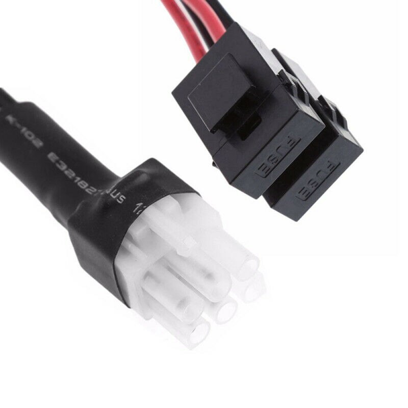 16AWG 6-Pin Dc Power Cable Koord Voor Kenwood Icom Alinco Radio TS-50s TS-60s TS-140 TS-440 TS-450 PG-2Z OPC-025D 30Amp Zekering 1M