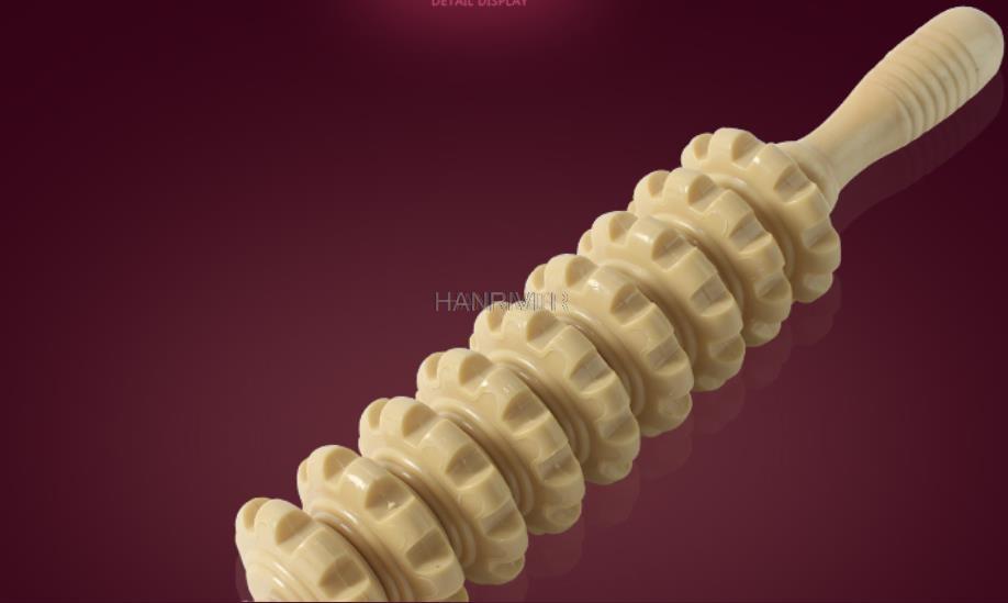 Wooden sports roller body leg trigger point muscle roller rod massage health care massage stick portable massager