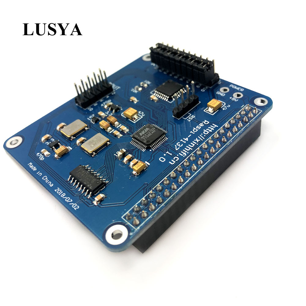 Lusya Raspi-4137 Raspberry Pi Digital Broadcasting Network Player Supports 32bit 384K DSD256 F5-011