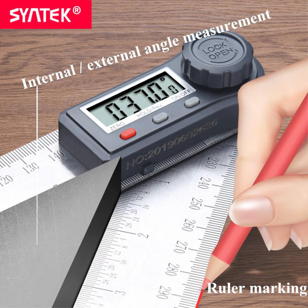 SOLLED Stainless steel Digital Meter Angle Inclinometer Angle Finder Measuring Tool