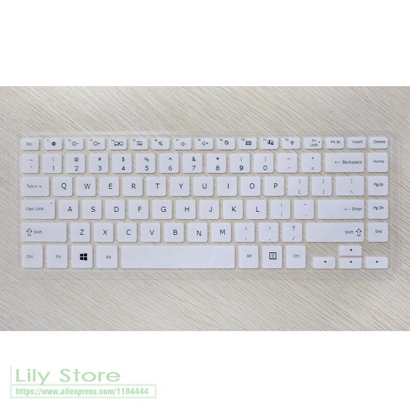 For Samsung Notebook 9 Pro Np940X5N Np940Z5L 940X5N 900X5L Cn Np500R4H Keyboard Cover Protector Skin: white