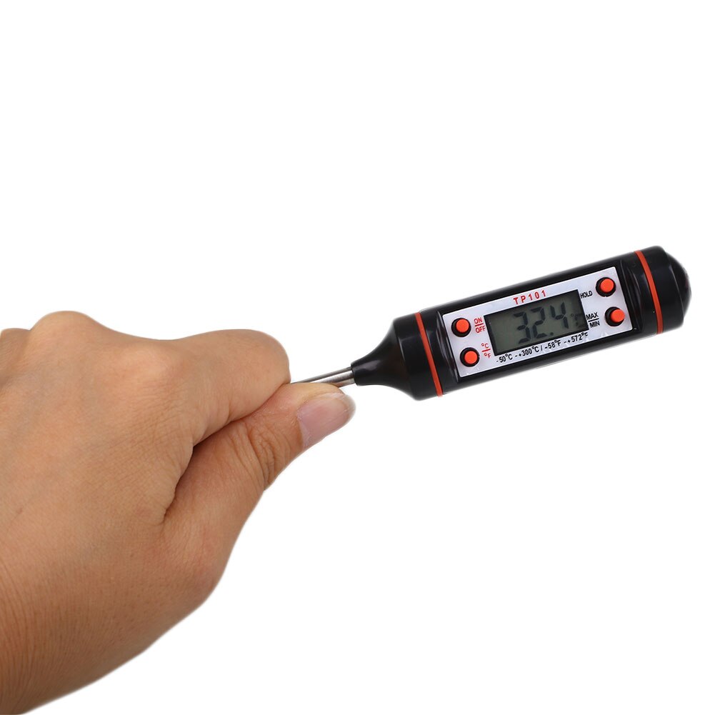 Temperature-Measuring Cooking Baking Monitor-Utensil Digital Meat Kitchen Thermometer Kitchenware Stainless Steel Making Home
